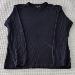 Banana Republic Men's Navy Crewneck Sweater
